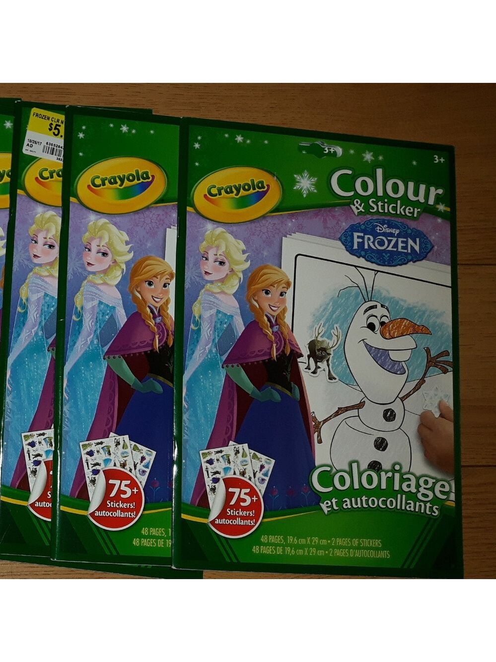 Crayola Frozen colour and sticker book DISNEY FROZEN